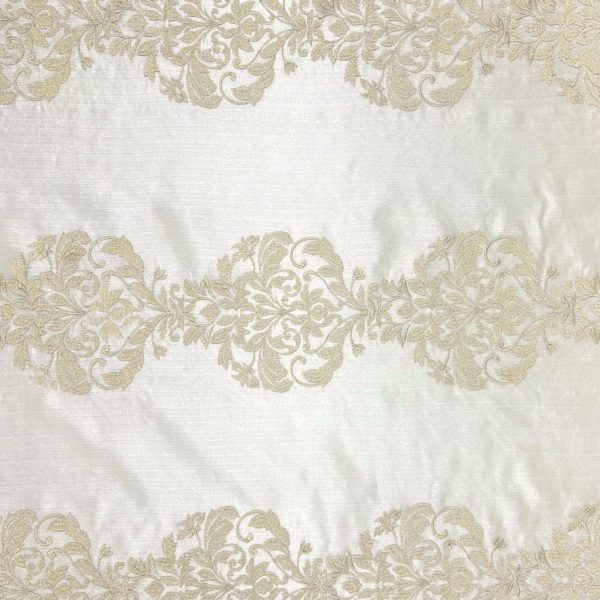 Floral Sheer Embroidery Curtain Voile Fabric - Image 5