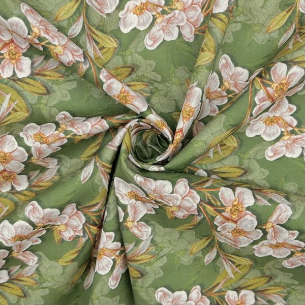 Blushing Garden Cotton Lawn Fabric - Image 4
