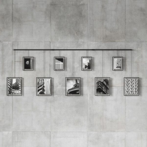 Exhibit Wall Picture Frames, Set of 9 - Image 4