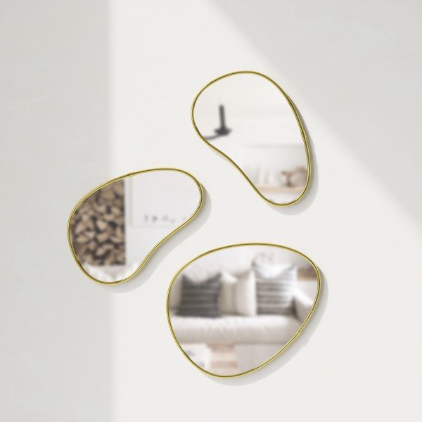 Hubba Pebble Wall Mirrors, Set of 3 - Image 12