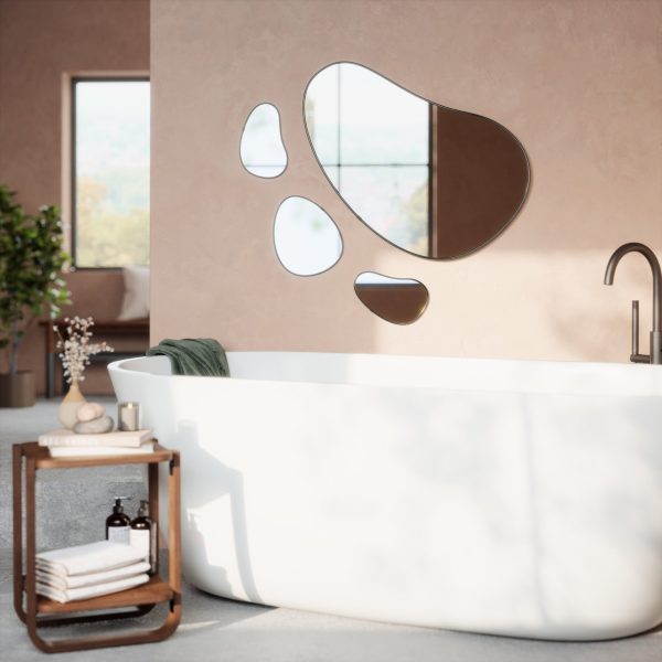 Hubba Pebble Wall Mirrors, Set of 3 - Image 4