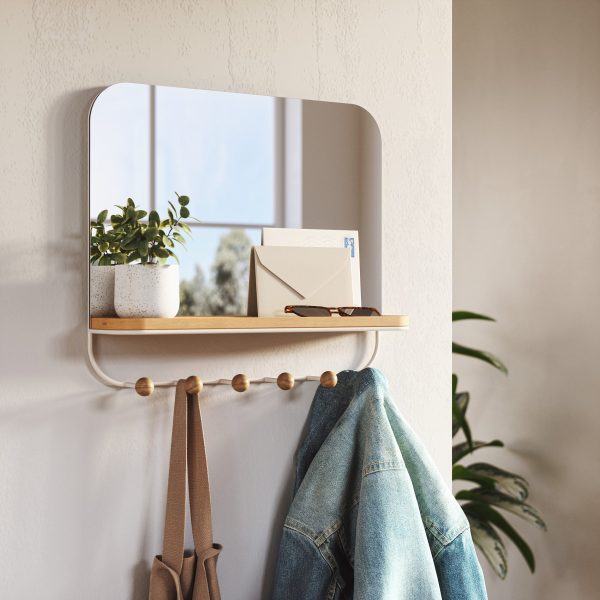Estique Mirror with Hooks - Image 2