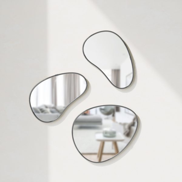Hubba Pebble Wall Mirrors, Set of 3 - Image 6