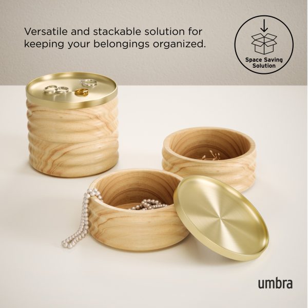 Tesora Wood Storage Box - Image 6