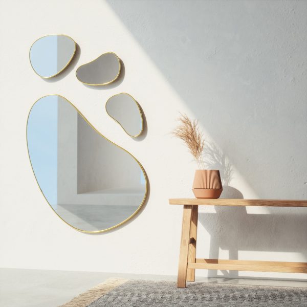 Hubba Pebble Wall Mirrors, Set of 3 - Image 16