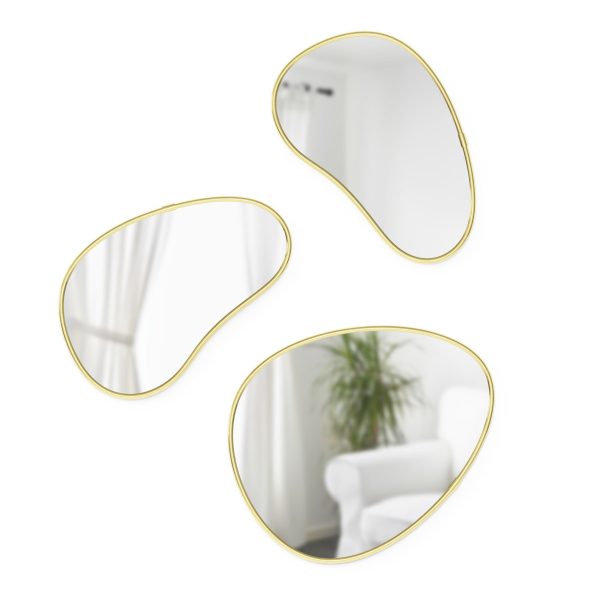 Hubba Pebble Wall Mirrors, Set of 3 - Image 9