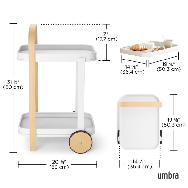 Bellwood Bar & Storage Cart - Image 8
