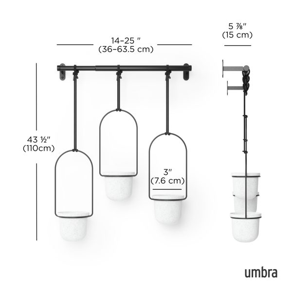 Triflora Hanging Planters, Set of 3 - Image 9