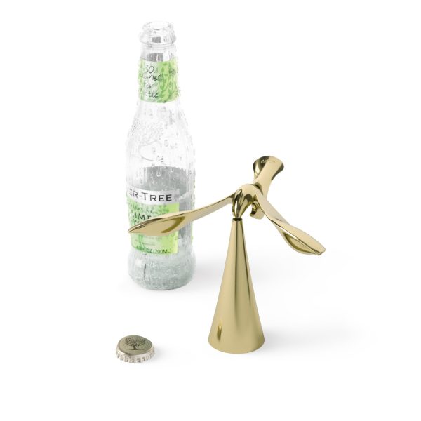 Tipsy Brass Balancing Bottle Opener