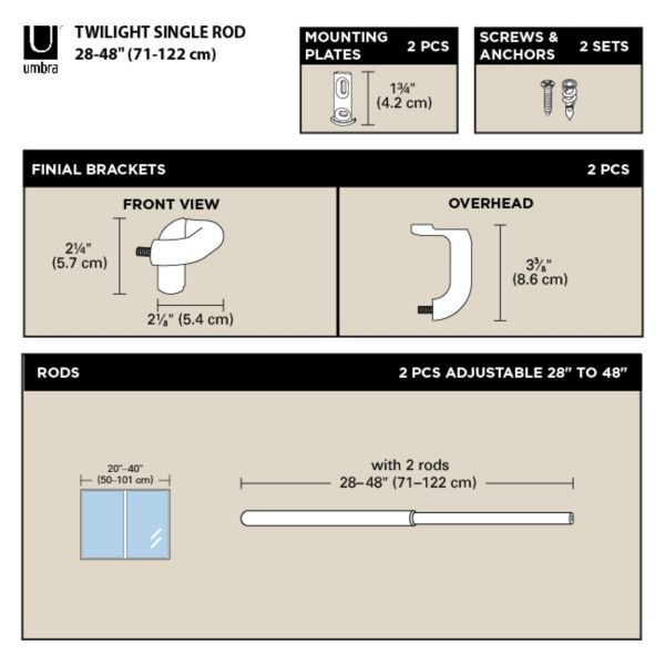 Twilight Blackout Curtain Rod - Image 24
