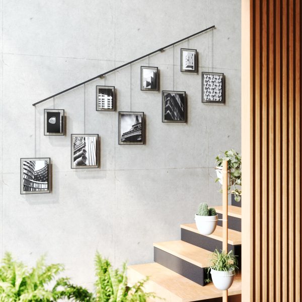 Exhibit Wall Picture Frames, Set of 9 - Image 2