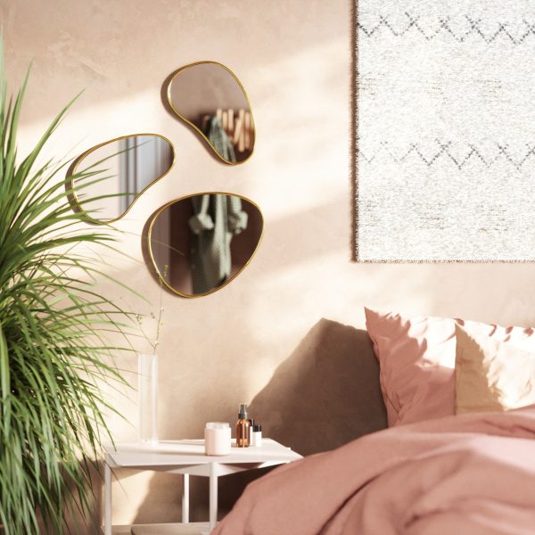 Hubba Pebble Wall Mirrors, Set of 3 - Image 18