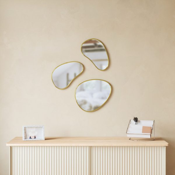 Hubba Pebble Wall Mirrors, Set of 3 - Image 11
