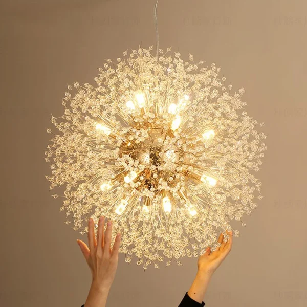 Modern Dandelion LED Lighting Pendant Lights Living Room Dining Room Bedroom pendant Lights Starry Fireball Lighting Fixtures