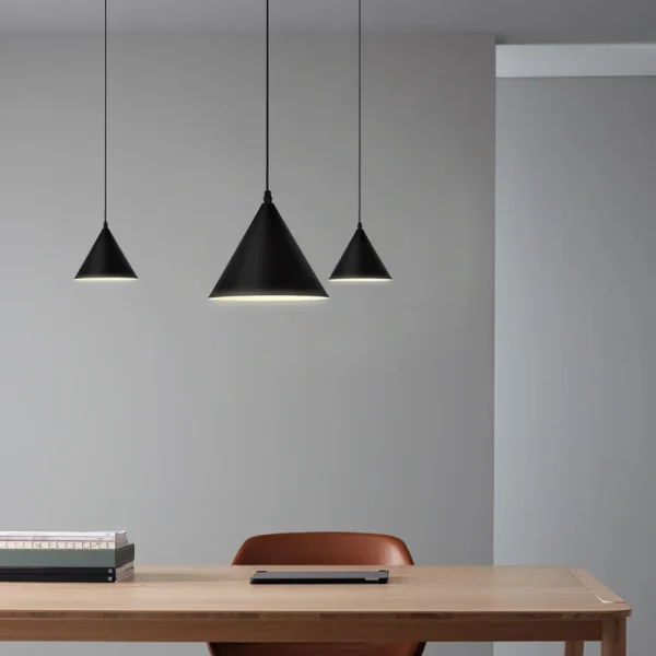 Hanging Lamp Decoration for Living Room US Plug Long Wire Design Led Pendant Lights Geometric Pendant Bedside Light Fixture - Image 3