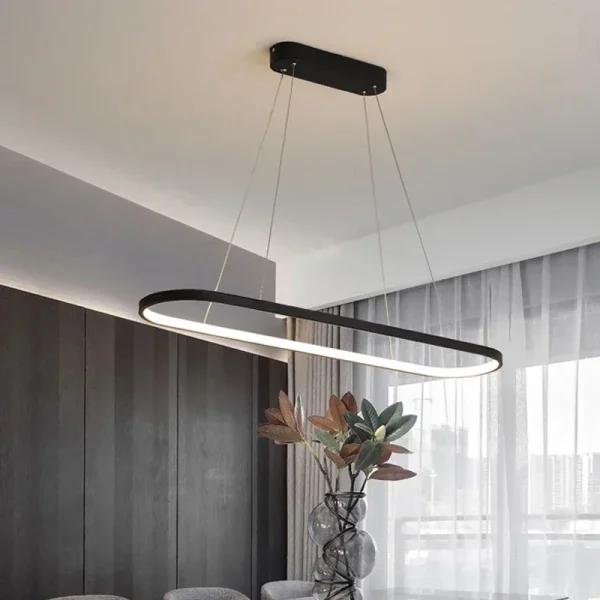 Modern LED Pendant Light 70/90CM Line Lamp For Living Room Dining Room Office Hotel Haning light Home Decor Lighting Fixtures