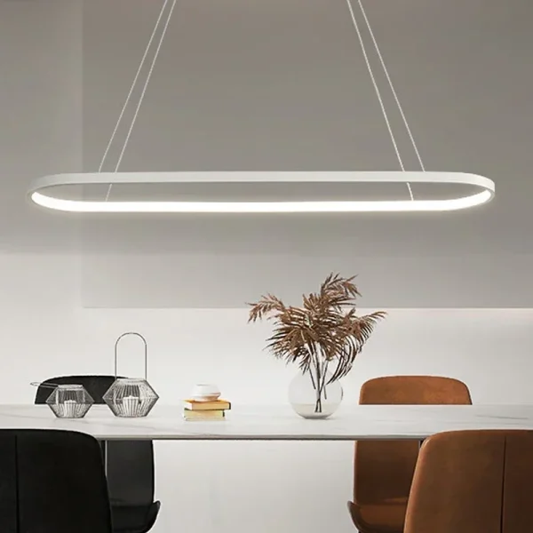 Modern LED Pendant Light 70/90CM Line Lamp For Living Room Dining Room Office Hotel Haning light Home Decor Lighting Fixtures - Image 5