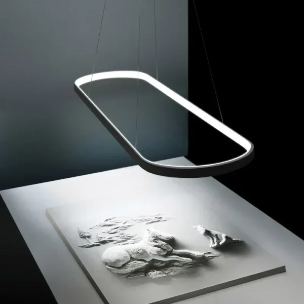 Modern LED Pendant Light 70/90CM Line Lamp For Living Room Dining Room Office Hotel Haning light Home Decor Lighting Fixtures - Image 3