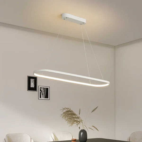 Modern LED Pendant Light 70/90CM Line Lamp For Living Room Dining Room Office Hotel Haning light Home Decor Lighting Fixtures - Image 4