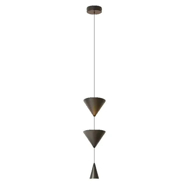 Nordic Minimalist Restaurant Home LED Pendant Light Modern Black White Counter Conical Lamp for Living Room Bedroom Bedside - Image 6